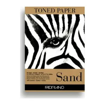 Výtvárné potřeby Fabriano toned paper A3 120g pískově žlutý skicák