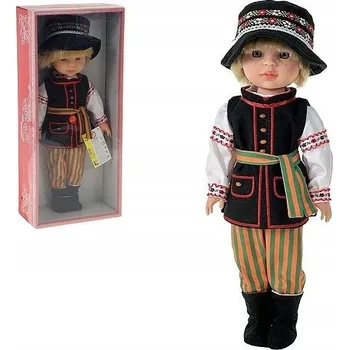 PANENKA CHLAPEC V LIDOVÉM KROJI MLUVÍ A ZPÍVÁ 38 Cm