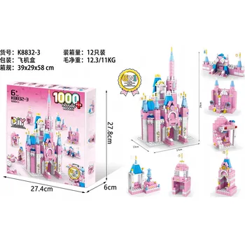 ostatní stavebnice Stavebnice 1000 dílků: Zámek pro princeznu