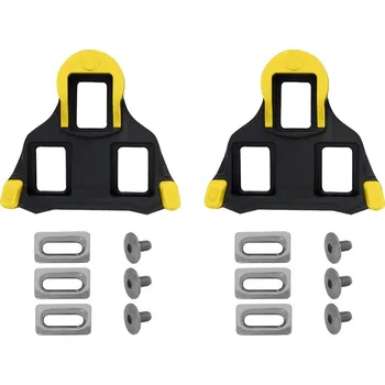 Pedál na kolo Kufry Shimano SPD SL SM-SH11 s vůlí, žluto-černé