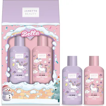 Nestandardní parfém Janette Beauty Dětská kolekce kosmetiky s vůní zmrzliny – jemná péče pro pokožku