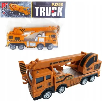 autíčko STAVEBNÍ NÁKLADNÍ AUTO JEŘÁB HRAČKA PRO DĚTI