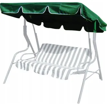Příslušenství k zahradnímu nábytku Stříška na houpačku Happy Green 5028010 163x110 cm zelená
