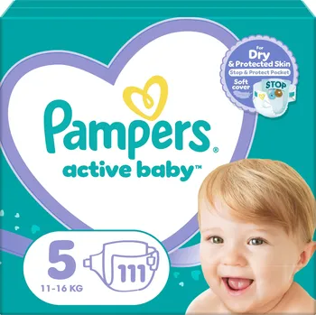 jednorázová plena Plenky Pampers Active Baby Velikost 5 111 ks