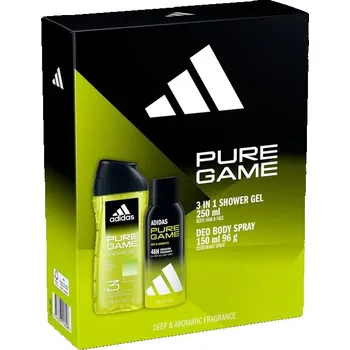 Sprchový gel ADIDAS Pure Game Kosmetická sada jako dárek – sprej 150 Ml + gel 250 ml