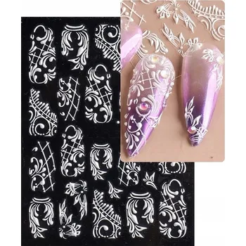 samolepka 5D akrylové Samolepky na nehty se vzory E34