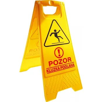 Eastmop Stojan "Pozor kluzká podlaha" žlutý