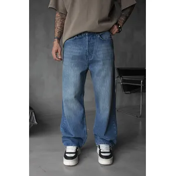 Pánské džíny Black Island Modré baggy fit džíny Varese Velikost: 30