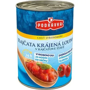 Koření Podravka Rajčata krájená loupaná 400 g