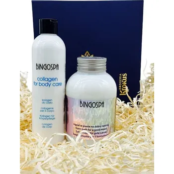 BINGOSPA Relaxační sada Good Mood: Pěna do koupele + Kolagen na tělo