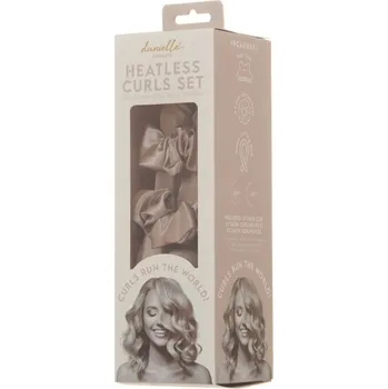 Kosmetická sada danielle creations sada na natáčení vlasů bez tepelné úpravy, Heatless Curl Set 4ks