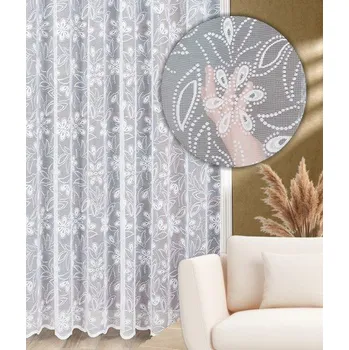 Záclona Adelia výška 170 cm bílá