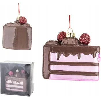 Vánoční dekorace Vánoční Koule zdobená, Vánoční Baňky tvarované vánoční koule 8 cm 1 ks