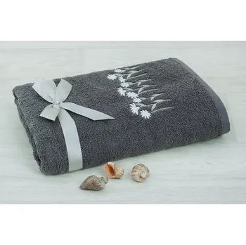 Osuška KANTO tmavě šedá