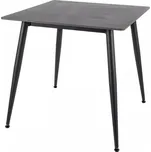Jídelní stůl RION 80x80 cm s keramickou deskou, černý mramor 228982870
