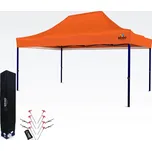 BRIMO Výstavní stan 3x4,5m (45mm ocel) | Rychlá montáž, dlouhá životnost - bez 3 stěn - Oranžová S. Ocel eco 196692618