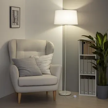 Lampička Brilagi - LED Stojací lampa CERIA 1xE27/40W/230V pr. 45 cm bílá