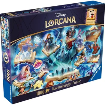 Puzzle Ravensburger 120016250 Disney Lorcana - Glimmers of the Realm: Safír