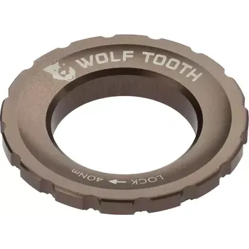Brzda na kolo Matice kotouče WOLF TOOTH Centerlock Rotor Espresso