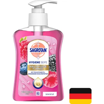 Mýdlo Sagrotan tekuté mýdlo 250 ml Wildbeeren (Dovoz: Německo)