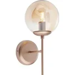 Redo 01-2942 - Nástěnná lampa MUNDI 1xE14/28W/230V měď/kouřová 212933832