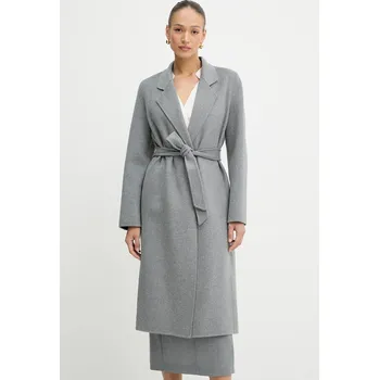 Dámský kabát Vlněný kabát BOSS Cotaz_DF 50541513 šedá 90X, vel. 40