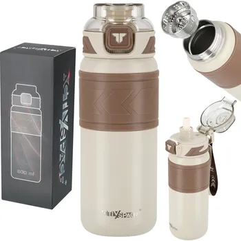 Termoska TERMOHRNEK VAKUOVÝ TERMOSKA S NÁUSTKEM NA KÁVU ČAJ TĚSNÝ 500ml