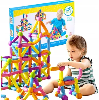 ostatní stavebnice Stavebnice CoolStaff – sada 120 dílků pro děti ve věku Věk 3+