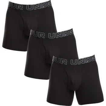 Boxerky 3PACK pánské boxerky Under Armour černé (1383889 001) 5XL Možnost vrácení zboží ZDARMA do 120 dnů!
