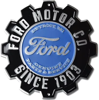 Plechová cedule Plechová cedule Ford Motor Co. Gear 30 cm