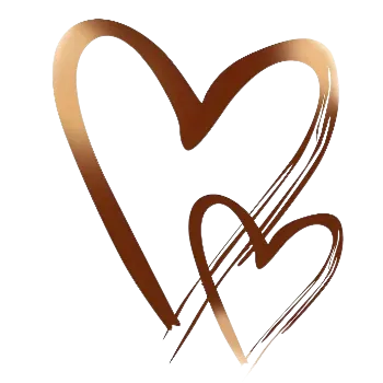 Nažehlovací obrázek - dvě srdce (18,0 x 22,0 cm)