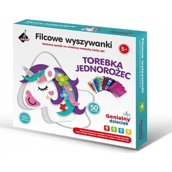 Kabelka Filcová vyšívaná kabelka jednorožec