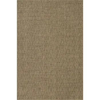 Koberec KOBEREC SISAL VENKOVNÍ PROTISKLUZOVÝ BÉŽOVÝ LISTY NA BALKON ELLA 120x170 cm