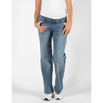 Těhotenská móda Těhotenské džíny Julia – široké, světle modré used wash, bavlna Velikost: 32