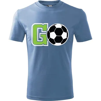 Chlapecké tričko DOBRÝ TRIKO Dětské tričko Fotbal GO Velikost: 158/12 let, Barva: Azurově modrá