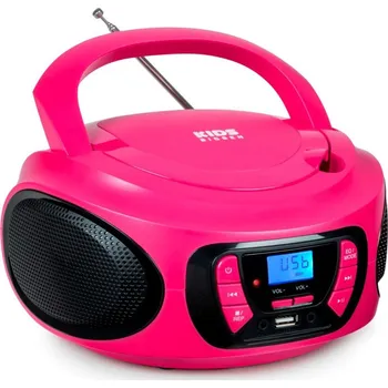 CD přehrávač Bigben Interactive CD62RSUSBBT růžový