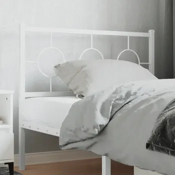 Kovové čelo, bílé, 100 cm