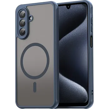 Pouzdro na mobilní telefon Techsuit HaloFrost II MagSafe pro Samsung Galaxy A17 5G A17 4G námořnická modrá