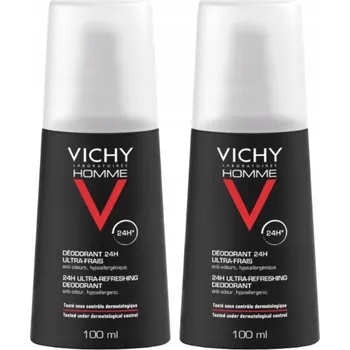 Vichy Homme Ultra-Fresh deodorant (2 x 100 ml)