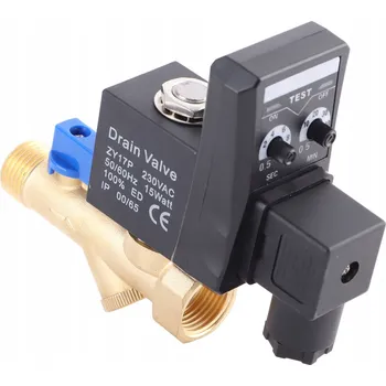 Ventil Mosazný vypouštěcí ventil s časovačem G1/2 AC230V