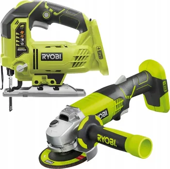 úhlová bruska RYOBI SADA NÁŘADÍ ÚHLOVÁ BRUSKA 18V + RYOBI PŘÍMOČARÁ PILA 18V ONE+