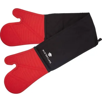 Chňapka MasterClass Silikonové kuchyňské chňapky, červená