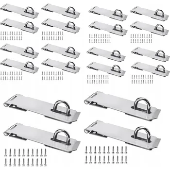 Visací zámek 20X ZÁMEK ZÁPADKA MONTÁŽNÍ SKŘÍŇKY DVEŘE OKNA S UCHYTEM PRO VISACÍ ZÁMEK