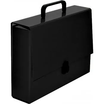 Kancelářská taška/pořadač s uchem 9 cm ČERNÁ SDM