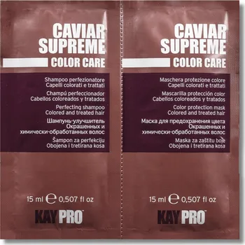 Vlasová regenerace Kaypro Caviar Supreme Color Care 15 ml maska na barvené vlasy