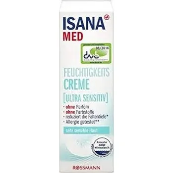 Pleťový krém ISANA MED Ultra Sensitiv Hydratační krém SPF 15 s kyselinou hyaluronovou 50 ml
