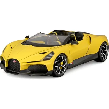 auto na autodráhu Bburago Bugatti Mistral 1:18 žlutá