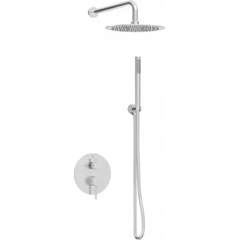Vodovodní baterie Sprchová baterie Balneo CASCADE stříbrná