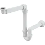 ALCADRAIN Sifon umyvadlový prostorově úsporný Alcadrain s převlečenou maticí 5/4 A434 A434