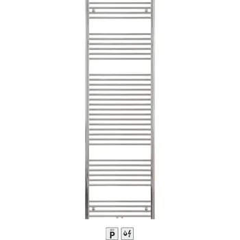 Radiátor Zehnder Radiátor Zehnder Aura 185,6x60 cm, středové připojení, chrom, PBCN-180-060-05 PBCN-180-060-05